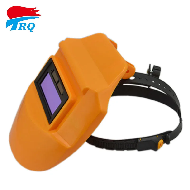 

Solar Power Filter Auto Darkening Welding Mask Weld Part Mascara Best Quality Orange and Black Color Factory Price TRQ-MP08-1100