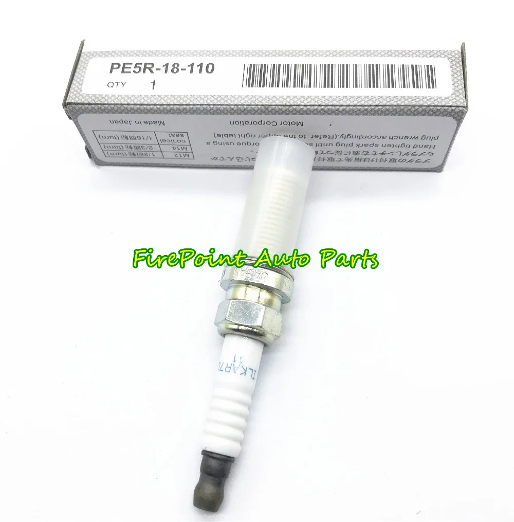 

4PCS Iridium Spark Plug Fit For M3 M6 CX-3 CX-5 2.0L 2.5L PE5R-18-110 ILKAR7L11
