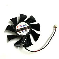 Графика карты вентилятор охлаждения VGA Cooler FD8015H12S 75 мм 12 В 0.32A 2 провода 2Pin для сапфир HD4860 HD4890 HD5770 HD5870 HD6770 HD6790