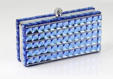 2017 Top Pocket Chains Single Cell Phone Hasp New Handbag Double Diamond Dinner Hand Bag Bride Bridesmaid Party Female Wallet