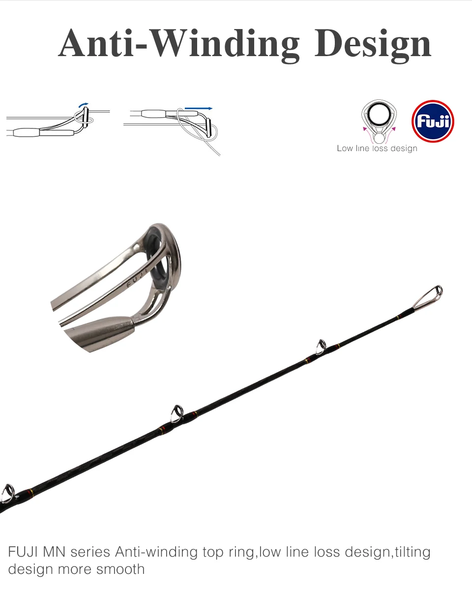 Tsurinoya vara de pesca leopardo 802hc 2.43m