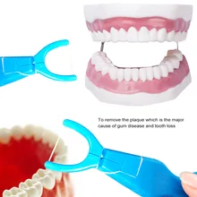 30 м нейлоновая зубная нить зубочистка с держателем Pro Бытовая чистка зубов Палочки Инструмент для зубов Уход за полостью рта очиститель ухода за зубами