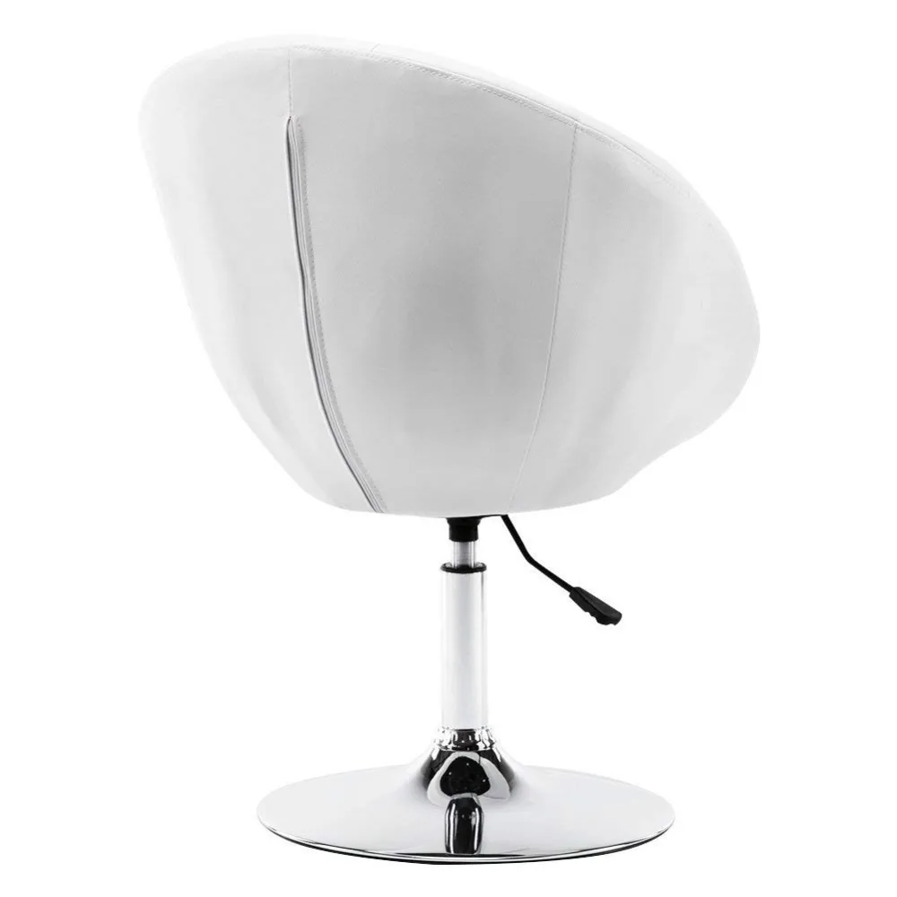 chrome vanity chair bedroom wahson tufted round back swivel accent chair contemporary adjustable leather chrome vanity lounge pub bar bedroom whitein office chairs from chrome vanity chair bedroom wahson tufted round back swivel accent chair contemporary adjustable leather chrome vanity lounge pub bar bedroom whitein office chairs from