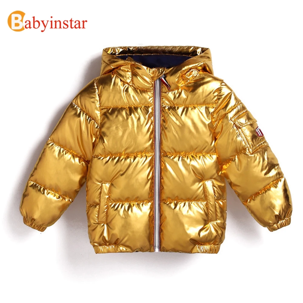 

Babyinstar Children Hooded Outerwear Coat 2018 Winter Toddler Warm Baby Parkas Kids Clothes Baby Boys Girls Jackets Coat
