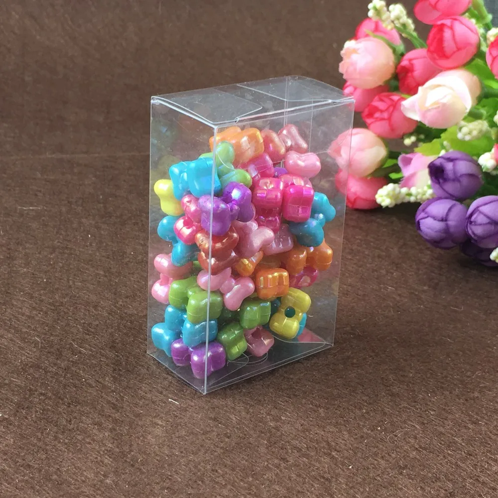 30 шт 3,5*15*18 см прозрачный пластик ПВХ коробка упаковочные коробки для подарков/шоколада/конфет/косметики/ремесла квадратный прозрачный ПВХ коробка
