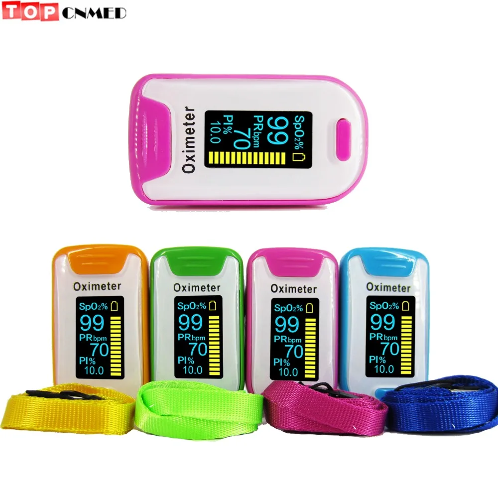 

New Arrival Pulse Oximeter OLED SPO2 PR PI 3 Parameters Sound Beep Sound Alarm Blood Oxygen Saturation Monitor Perfusion Index