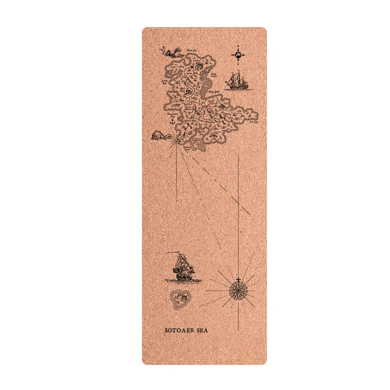 TPE+Cork Non-slip Yoga Mat Fitness Mats Position Line Eco-friendly Natural Cork Yoga Mattress Pilates Mat Exercise Training Mats TPE+Cork Non-slip Yoga Mat Fitness Mats Position Line Eco-friendly Natural Cork Yoga Mattress Pilates Mat Exercise Training Mats