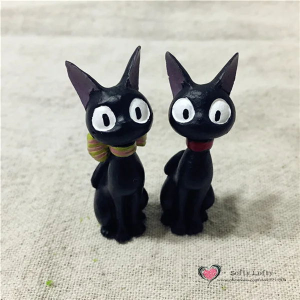 Kikis Black Cat Mini Figures - 3