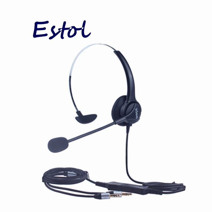 

HD voice Hion For600 computer dual 3.5 mm plug,professional headset for call center,training center earphone,PC Headphone