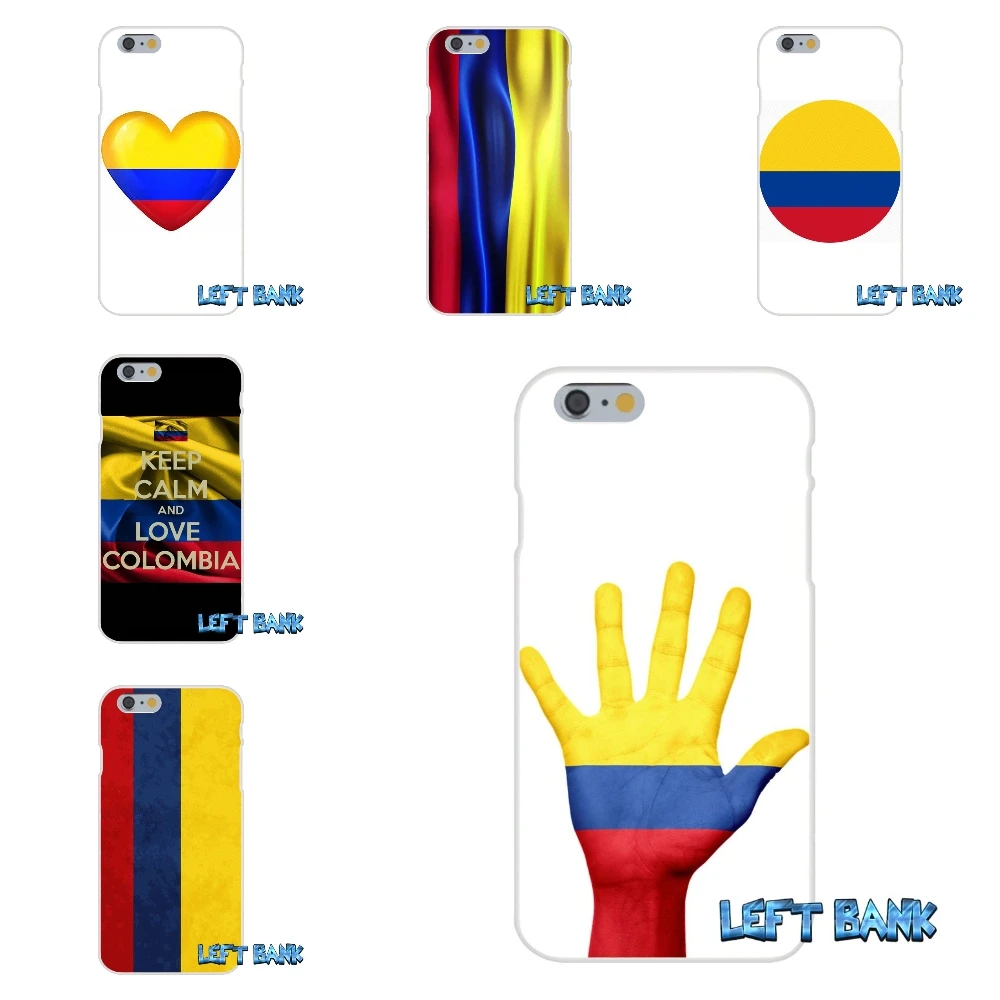 Colombia Flag Soft Silicone TPU Transparent Cover Case For Samsung