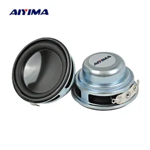 AIYIMA 2 шт. 36 мм мини аудио портативный динамик s 16Core 4 Ом 3 Вт полный спектр динамик внутренний Магнитный DIY HiFi стерео громкий динамик
