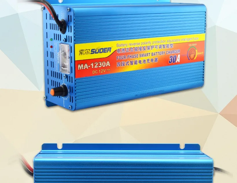 Carregador de Bateria Carregador de Bateria de Carro Suoercharger Charger Carregador Universal de Carro Ma-1230a 30a 12v 15 Renovação da Casa