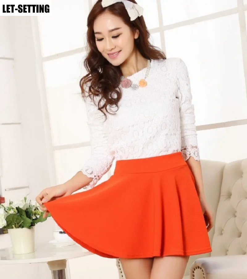 Весна лето женские Квадратные танцевальные юбки матросский танец анти-легкая Солнцезащитная юбка с безопасными штанами много цветов Размер