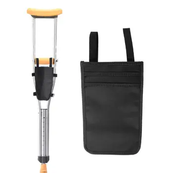 

Walking Stick Hanging Bag Pouch Tote Broken Leg Medical Forearm For Phone Bottle Storage Pockets Ergonomic Crutch Accessory
