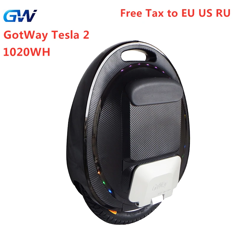 

Original GotWay Tesla 2 Self Balance Electric Scooter 2000W Motor 84V 1020WH 16 Inch Tire With Built-in Handlebar Skateboard