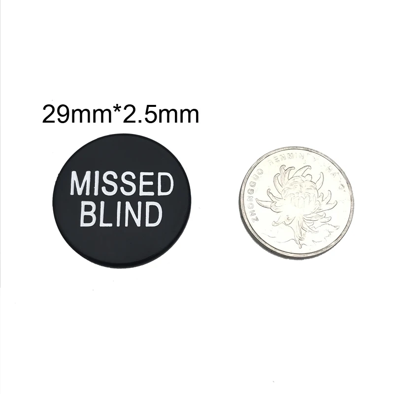 New high quality 5pcs/set Texas Hold'em Dia 29mm*2.5mm Big Blind Small Blind Dealer Poker chips for cards board game accessories