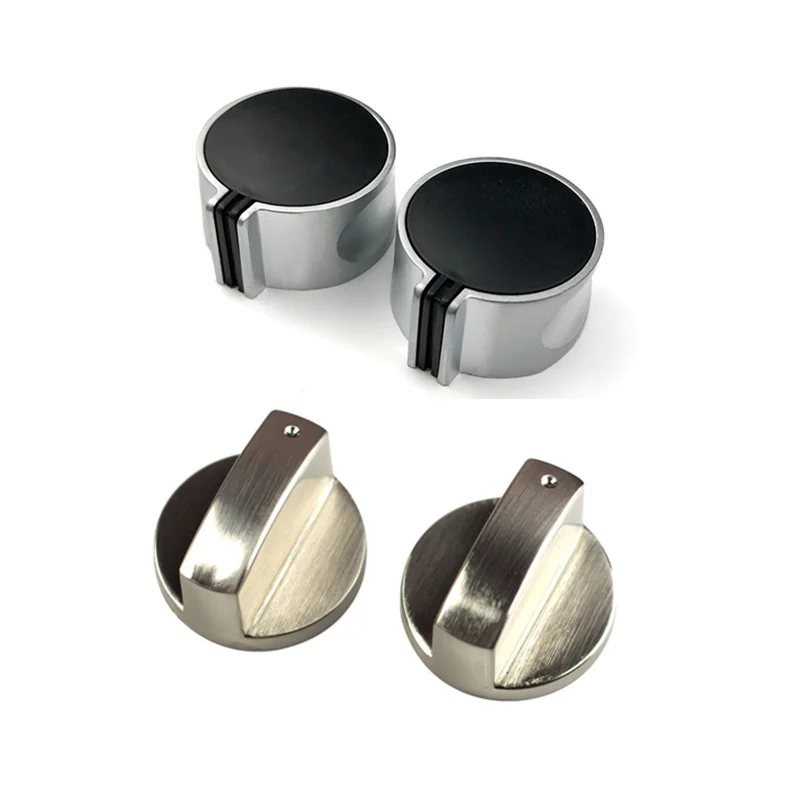 

2pcs Universal Gas Stove Knob Switch Metal Push Button LNG Stove Touch Switch Igniter Embedded Gas Stove Knob Accessories