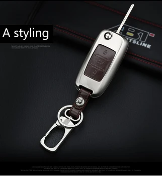

Leather Car Key Remote Cover Case For Volkswagen VW Jetta MK6 MK7 Passat B5 B6 Golf 4 5 6 7 Touran Polo Tiguan auto accessories