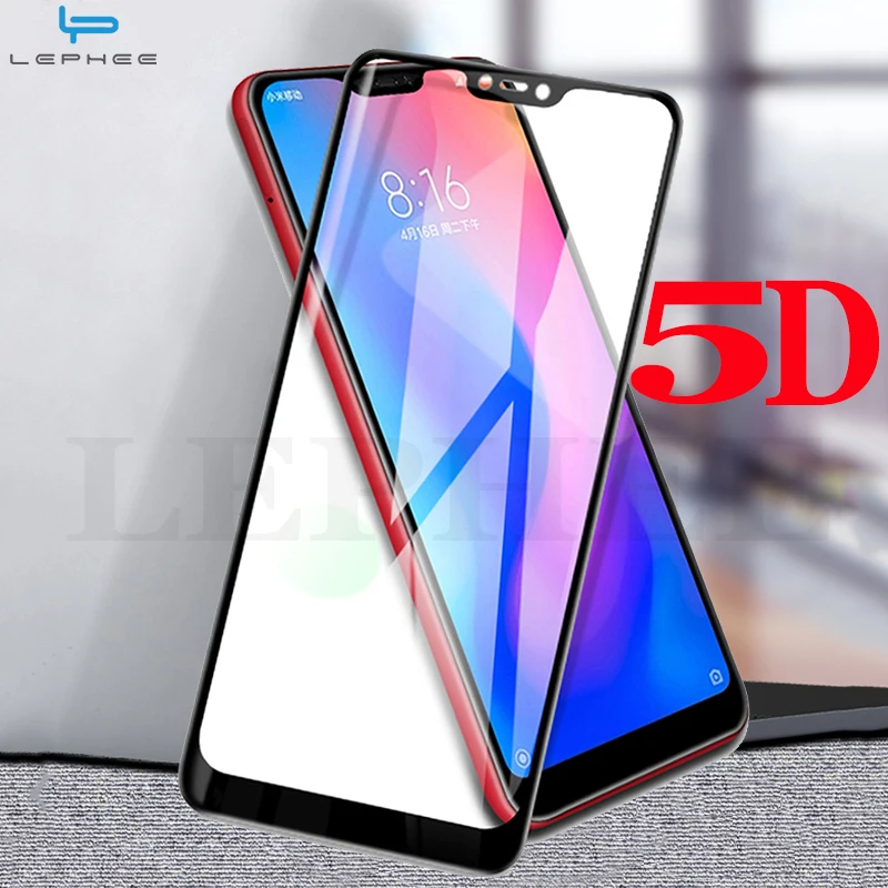 

5D Full Cover Tempered Glass For Xiaomi Pocophone F1 Mi 8 SE A1 A2 Lite Redmi Note 6 5 Pro Global S2 Glass Screen Protector Film