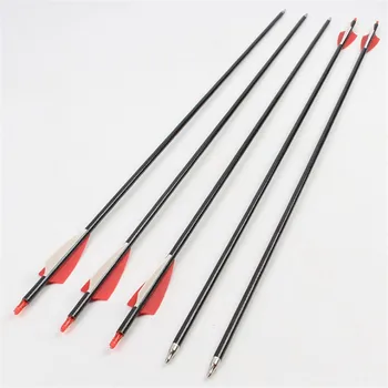 

6/12/24 Pcs fiberglass arrow spine 900 outer diameter 8 mm recurve bow archery shooting hunting thread fiberglass