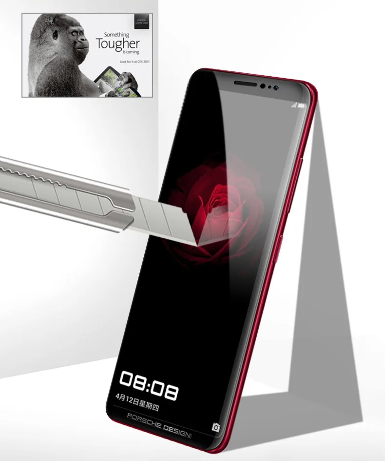 Защитное стекло закаленное с полным покрытием для Huawei Mate RS|Защитные стёкла и