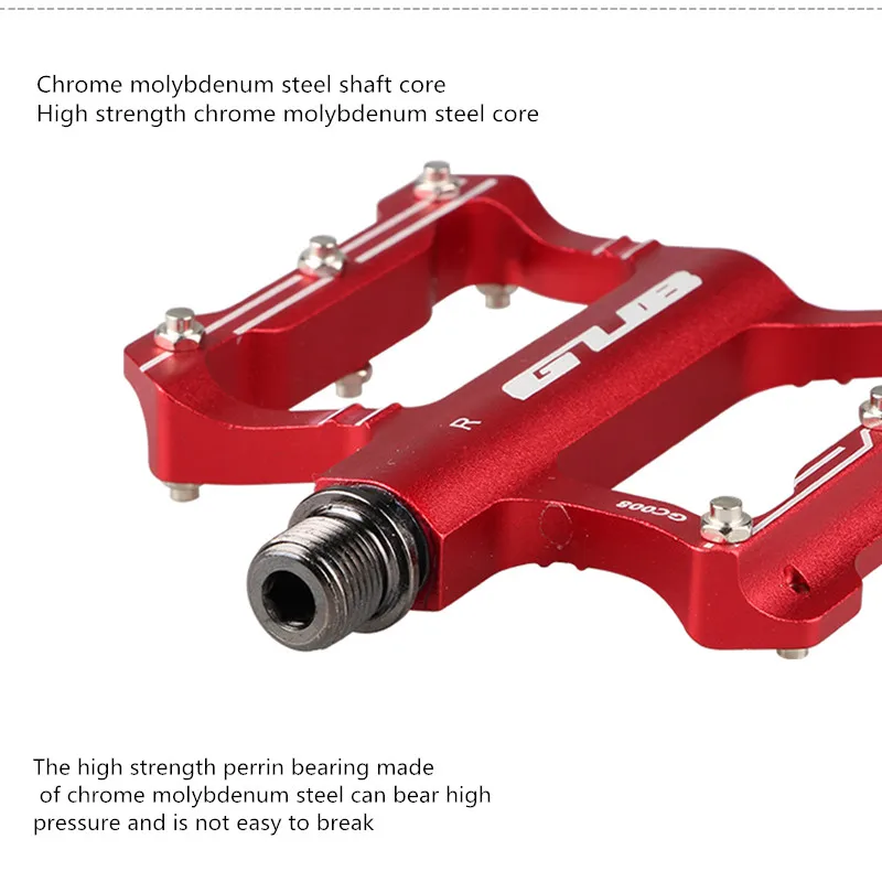 GUB GC-008, 3 цвета, алюминиевый сплав, велосипедные педали, сверхлегкие, MTB, шоссейные, велосипедные педали