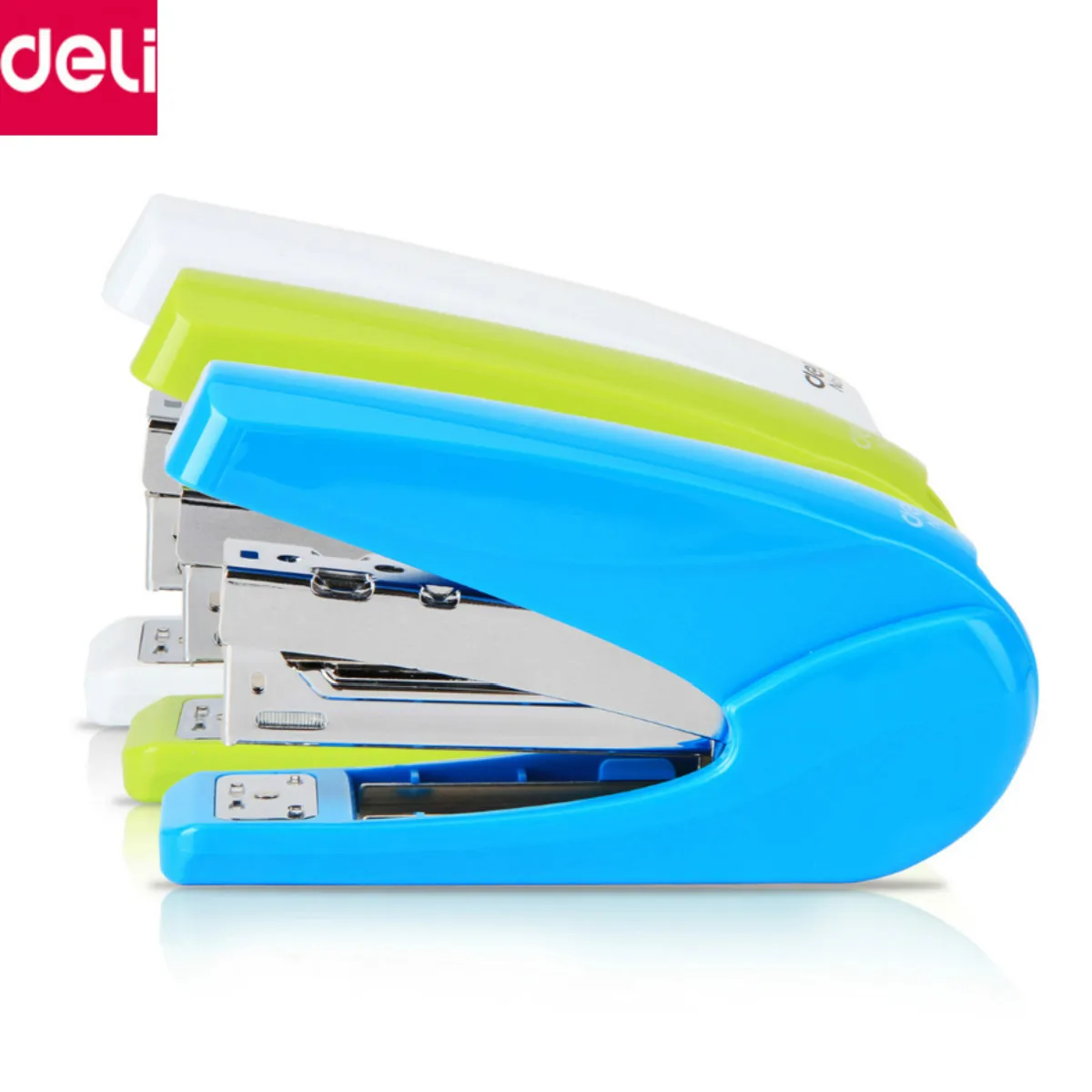 Deli Stationery 5pcs Mini Stapler Paper Binding Paper Booking Machine