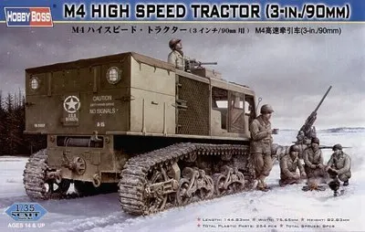 HOBBY BOSS 82407 M4 высокоскоростной Трактор 3 В./90 мм 1/35 масштаб военный комплект