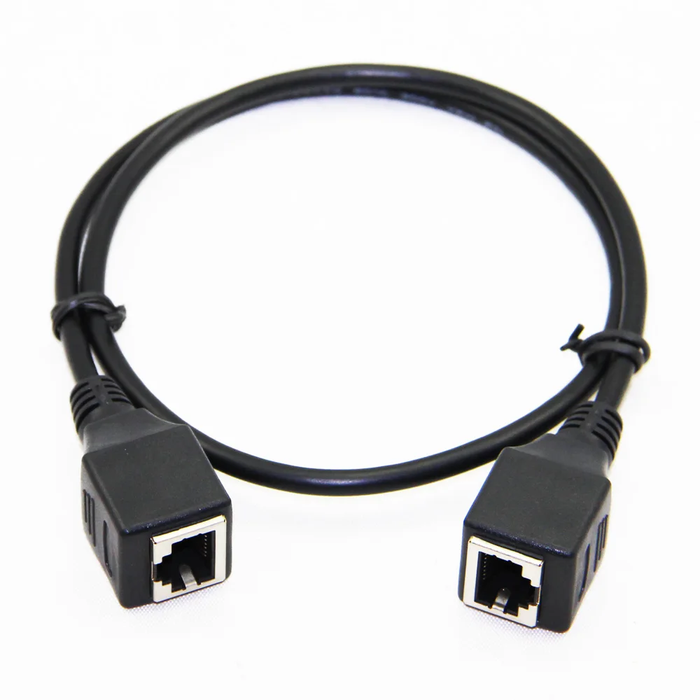Cat 5 RJ45 Female to Female LAN Network Extension Cable Foil