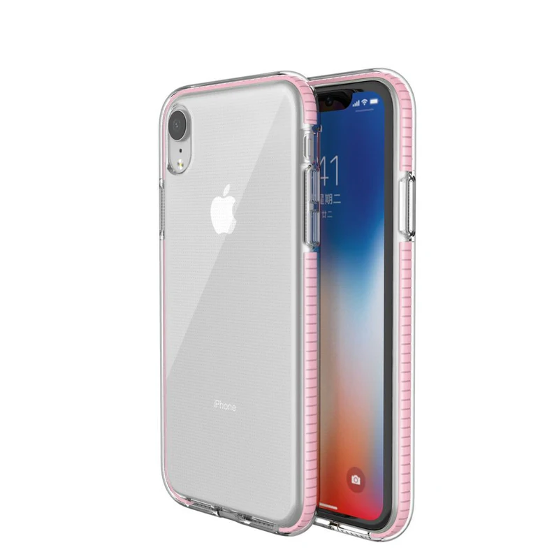 

Xinwen luxury shockproof Transparent phone back etui,coque,cover,case for iphone xr x r silicone accessories for apple iphonexr