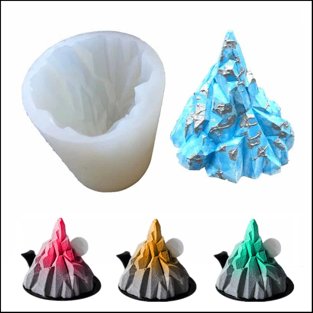 Buy Mountain peak baking silicone mold high
