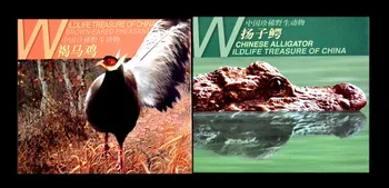 

Rare animals coins Fifth group of alligator brown cobia coins original coin with Hardcover books