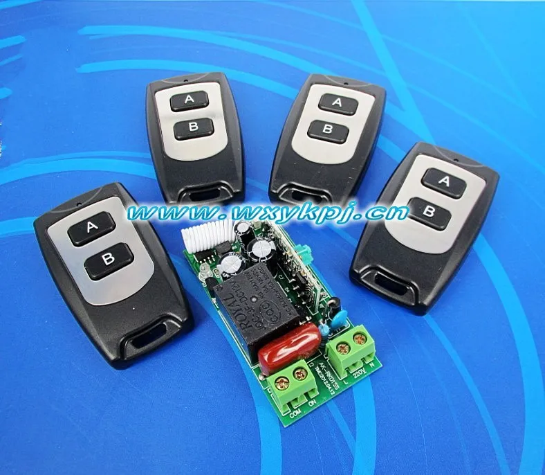 Best price AC 220V RF 10A Wireless 1 Channel RF Remote control Switch