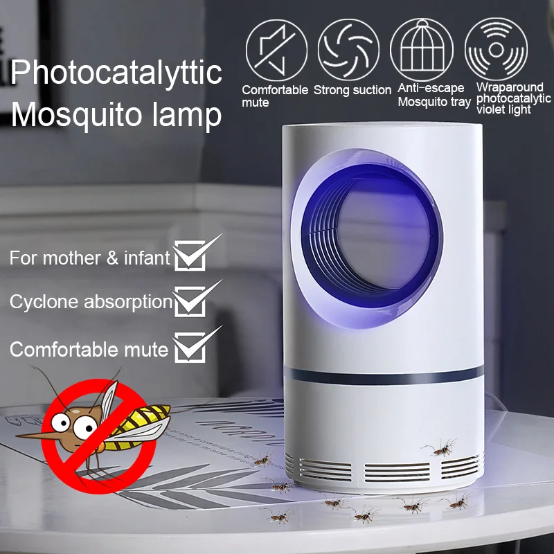 

Electric Mosquito Killer Lamp USB Electric Fly Mosquito Trap Light Bug Zapper Mosquito Insect Killer Pest Control Repellent