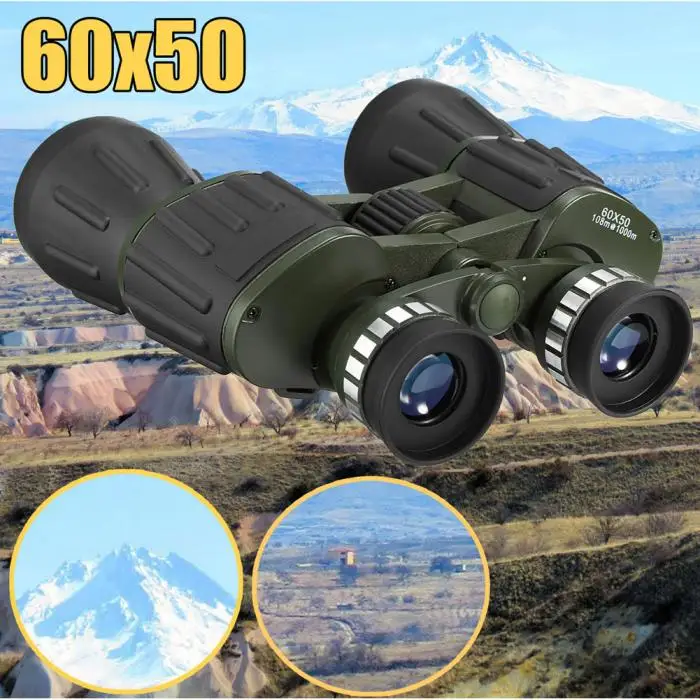 Newest Binoculars Night Vision 60x50 Zoom Powerful HD Optics for Outdoor Camping Travel