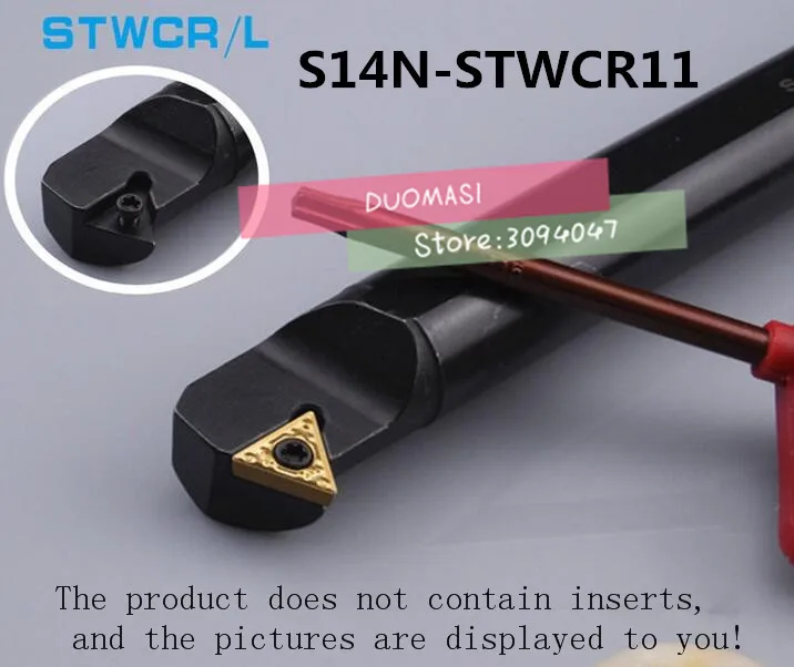 

S14N-STWCR11 14 мм внутренний токарный инструмент Заводские розетки, пенка, Расточная планка, инструменты с ЧПУ, токарные станки