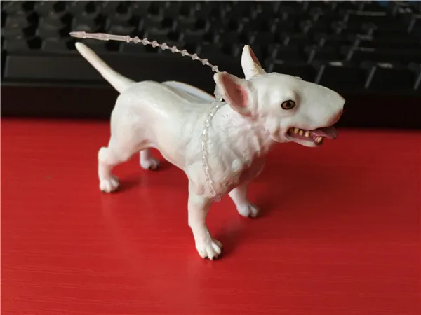 Vivid Lifelike dogs wild animals pvc figure toys - Bull Terrier 2