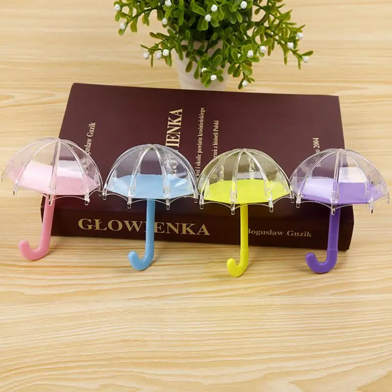

12pcs/lot Personality Creative Plastic Umbrella Shape Candy Box Mini Storage Box Christmas Birthday Party Festive Gift Box