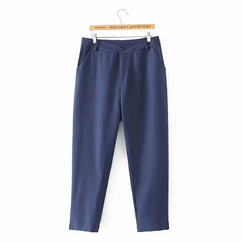 F42 Autumn Plus Size Women Clothing Ankle length Pants 4XL Casual