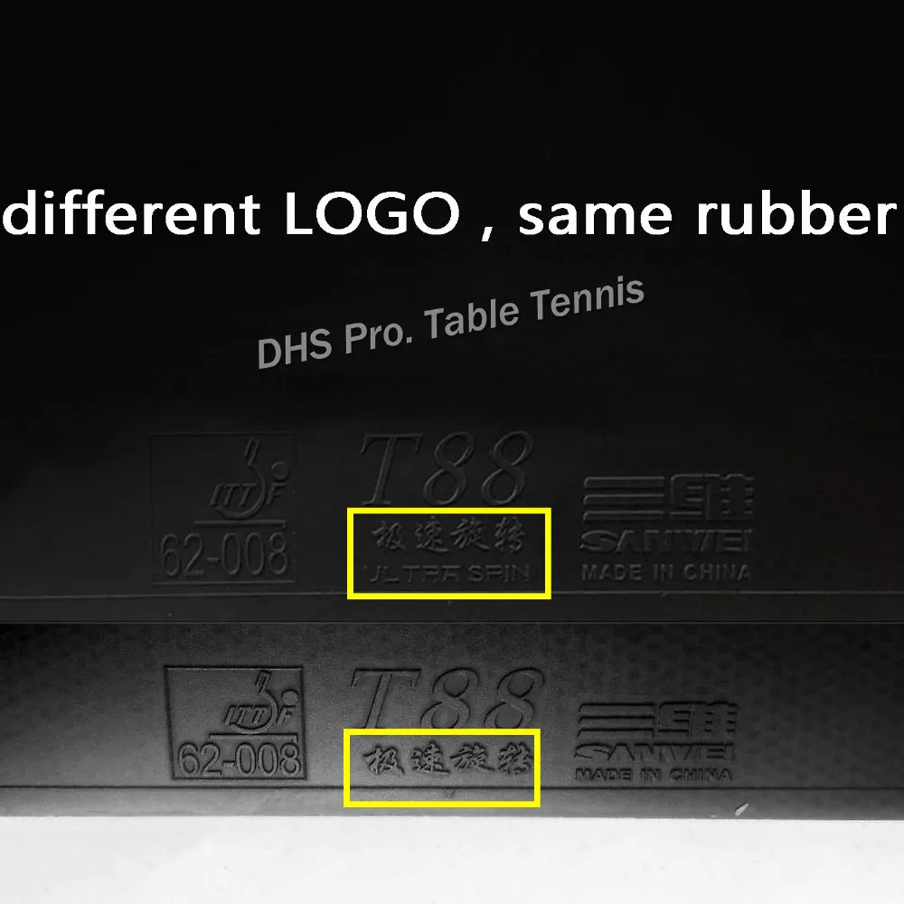 سانوي T88 جدا تدور 40 + بالنقاط ، في تنس طاولة المطاط مع الإسفنج