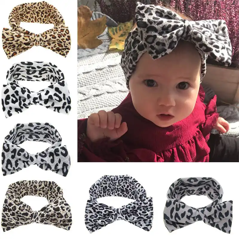 leopard headband baby