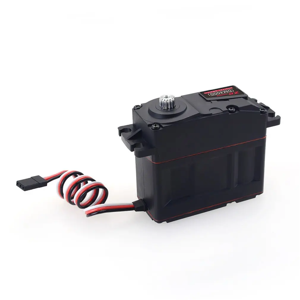 

ZD Racing DM4000 40KG Digital HV Steel Gear Full CNC Aluminium Shell Coreless Servo Waterproof Servo for Helicopter