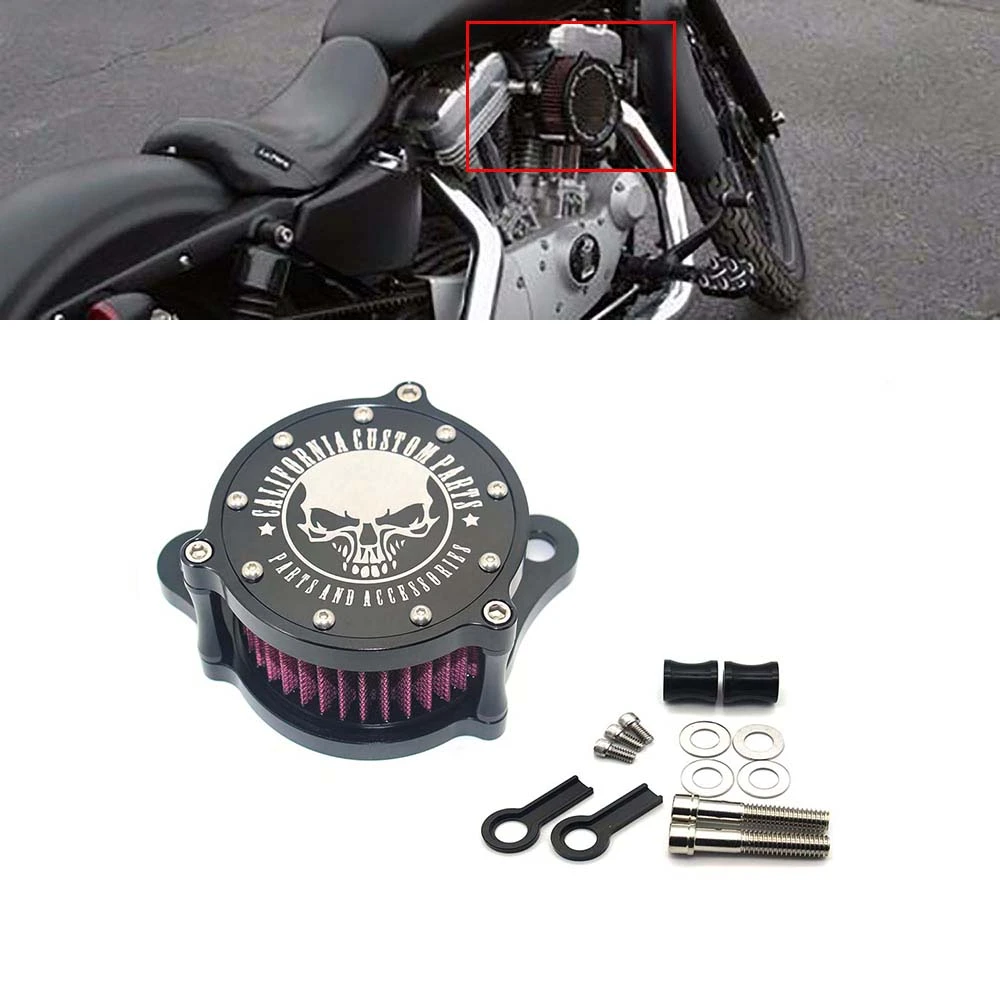 Motorcycle Air Filter For 2005-2010 Harley Davidson XL883L Sportster 883 Low