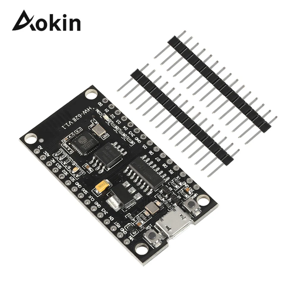 Беспроводной модуль nodemcu v3 esp8266 ch340 Lua wifi макетная плата с pcb антенной usb порт ESP32 ESP-12E CP2102 D1MINI