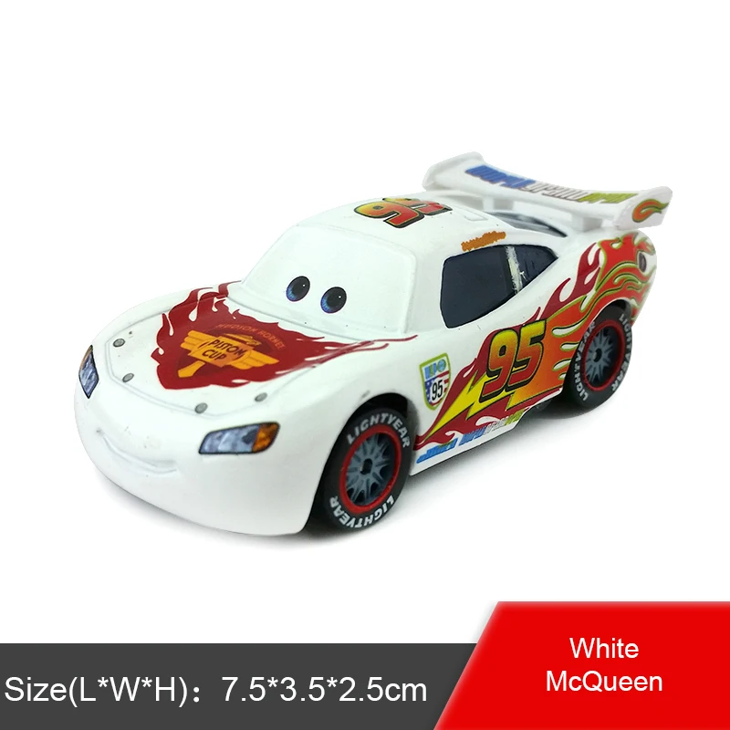 Disney Pixar Cars 2 3 Lightning McQueen Mater Jackson Storm Ramirez 1:55 литье под давлением металлический сплав