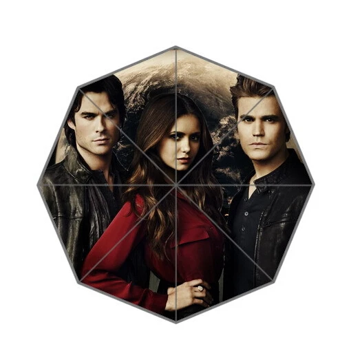

Fashion Design Umbrella Custom The Vampire Diaries Folding Umbrella For Man And Women Free Shipping UPC-110