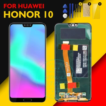 

Original Honor 10 LCD Display Touch Screen + Fingerprint Sensor Replacement for Huawei Honor 10 Digitizer Assembly Repair Parts