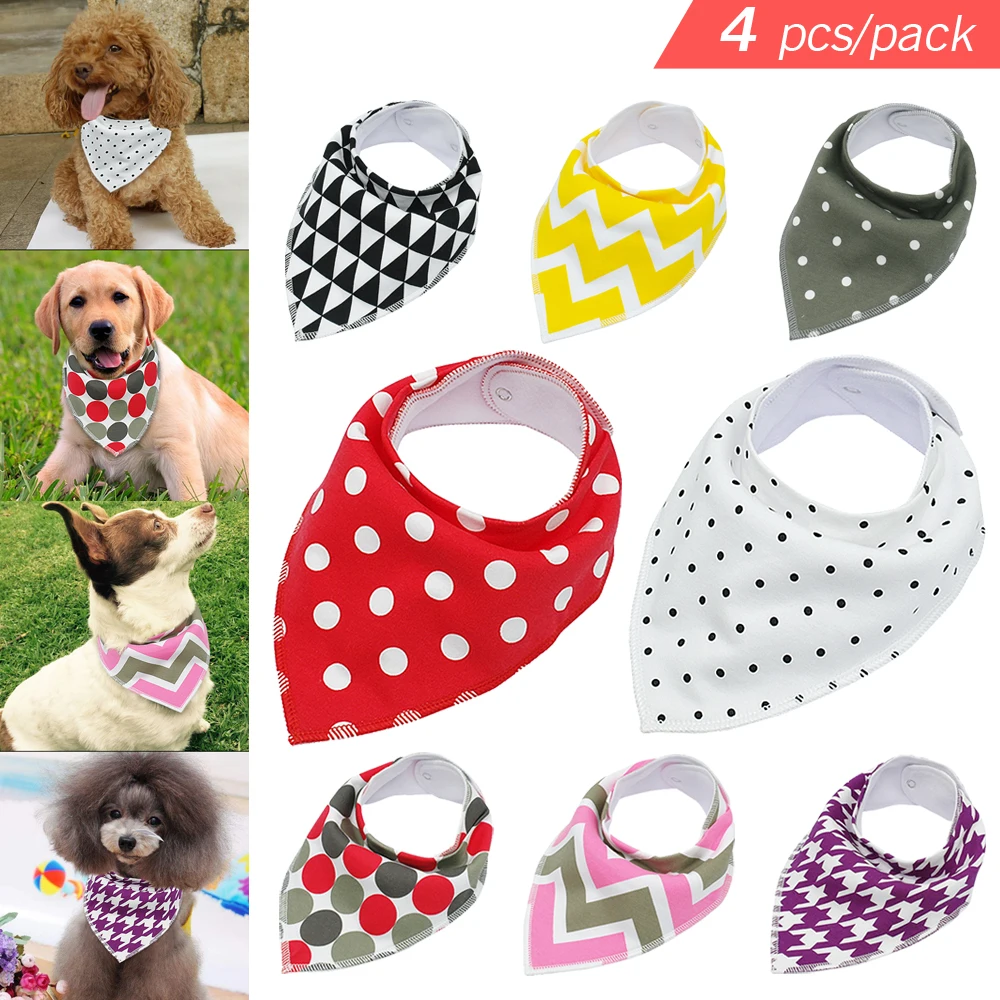 Buy Dog Scarf Bandana Pet Bandanas Collar Scarf Puppy