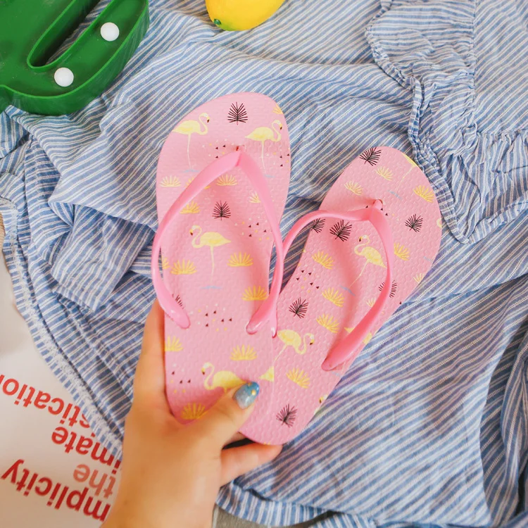 Обувь; женские тапочки с Фламинго; милые домашние тапочки; сандалии Unicornio; пляжные вьетнамки; женская обувь с Фламинго; zapatillas mujer