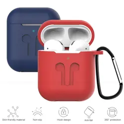 Силиконовый наушник чехол для Apple AirPods 2 1 чехол для крышки корпуса ударопрочный защитный рукав настоящий беспроводной наушник коробка